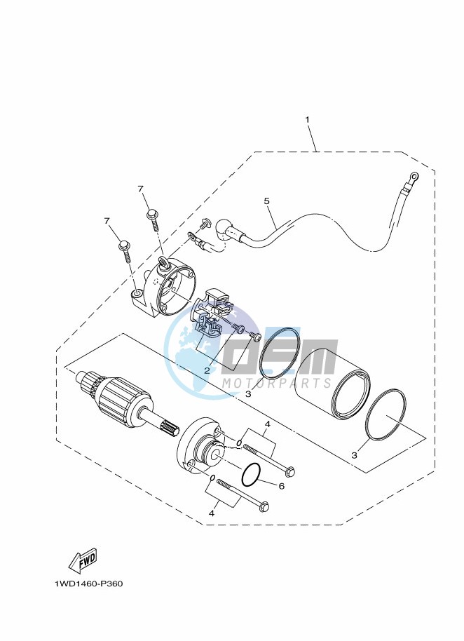 STARTING MOTOR