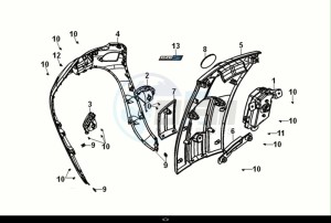 FIDDLE IV 125 (XG12W1-EU) (M0-M3) drawing FRONT COVER