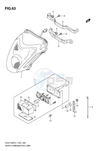 GSX1300R (E2) Hayabusa drawing REAR COMBINATION LAMP