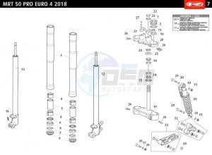 MRT-50-PRO-E4-REPLICA-SERIES-SM-REPLICA-SERIES-GREEN-SM drawing FRONT FORK MRT PRO 2017 Q40