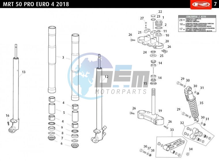 FRONT FORK MRT PRO 2017 Q40