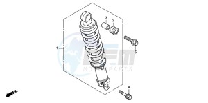 NHX110WH drawing REAR CUSHION