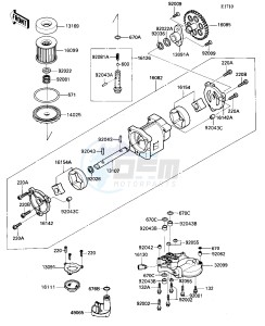 ZX 1100 C [NINJA ZX-11] (C1-C4) [NINJA ZX-11] drawing OIL PUMP