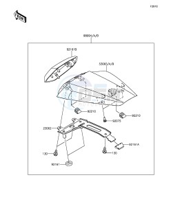 NINJA ZX-10R ABS ZX1000SGF XX (EU ME A(FRICA) drawing Accessory(Single Seat Cover)