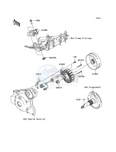 KFX450R KSF450BEF EU drawing Generator