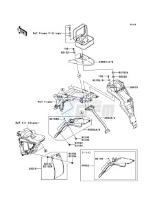 D-TRACKER_125 KLX125DDF XX (EU ME A(FRICA) drawing Rear Fender(s)