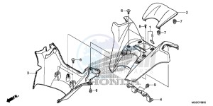 NC700DC Integra E drawing HANDLE COVER