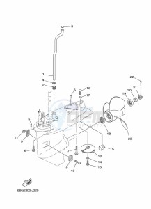 F40FEHDL drawing LOWER-CASING-x-DRIVE-2