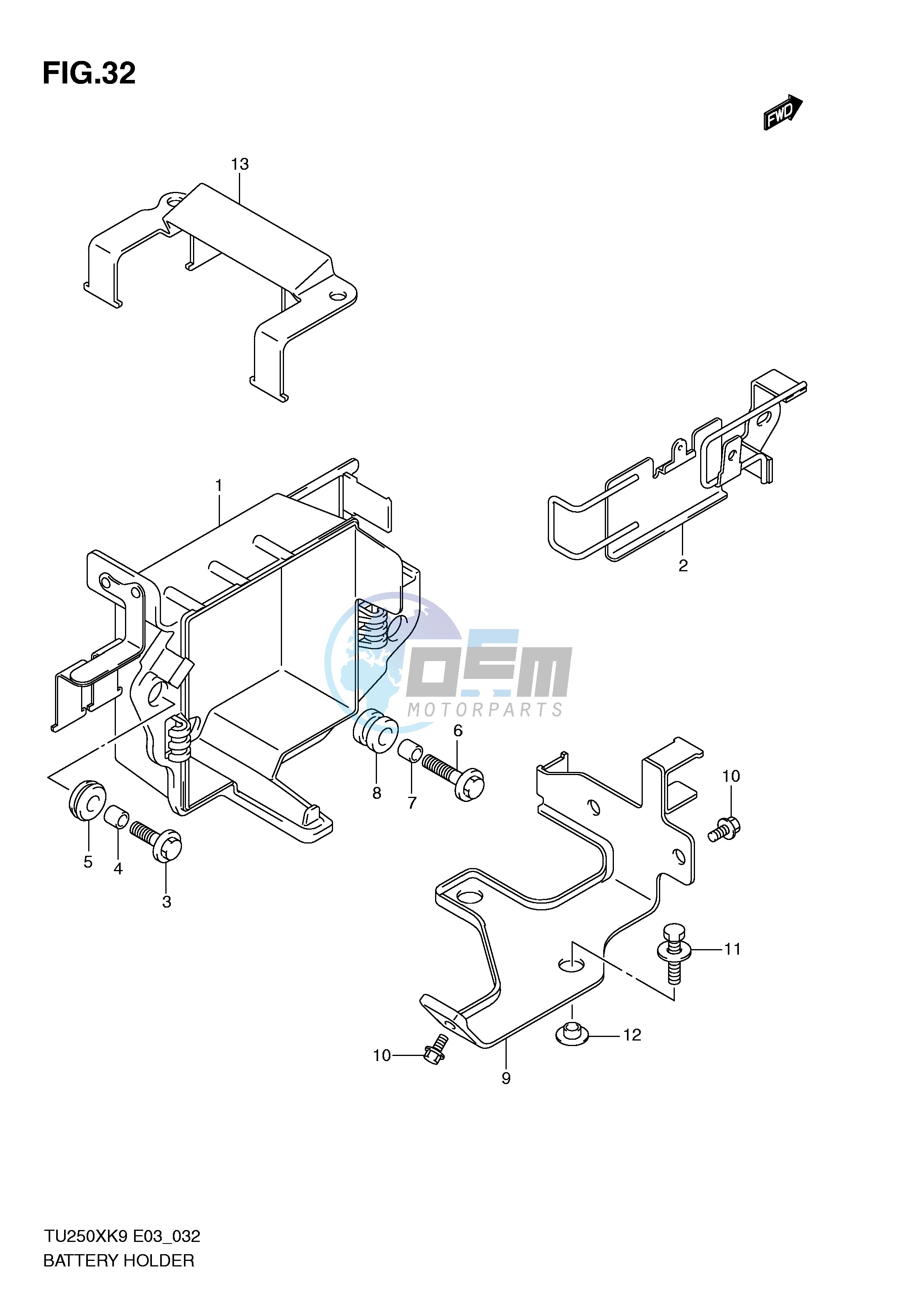 BATTERY HOLDER