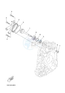 YP400RA X-MAX 400 ABS (BL11 BL11 BL11 BL11) drawing WATER PUMP