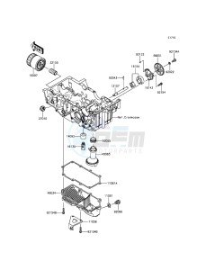 NINJA 300 ABS EX300BGF XX (EU ME A(FRICA) drawing Oil Pump