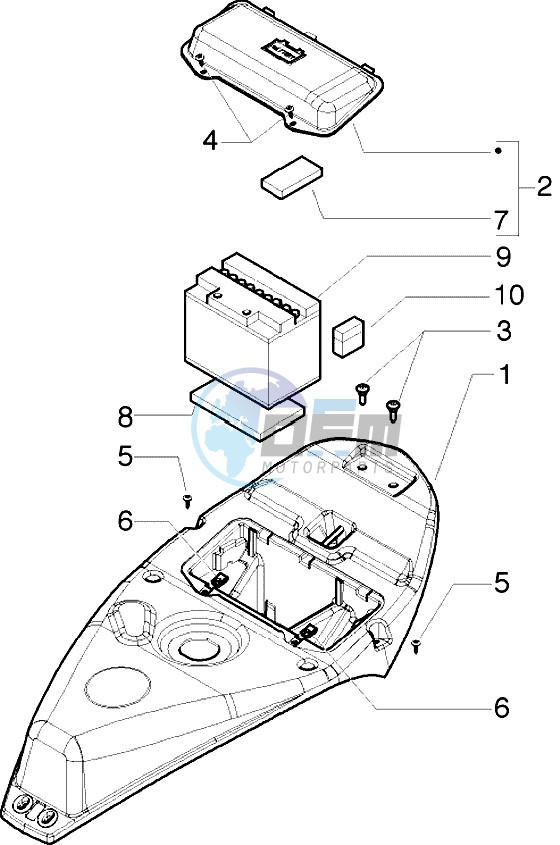 Undersaddle - Battery