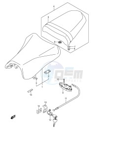 GSX-R1000 (E2) drawing SEAT