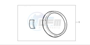 CB600F2 HORNET S drawing METER RING