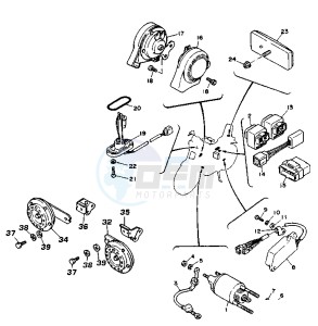 XV VIRAGO 11000 drawing ELECTRICAL DEVICES