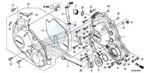 CBR1000SG CBR1000 - Fireblade SP Europe Direct - (ED) drawing RIGHT CRANKCASE COVER