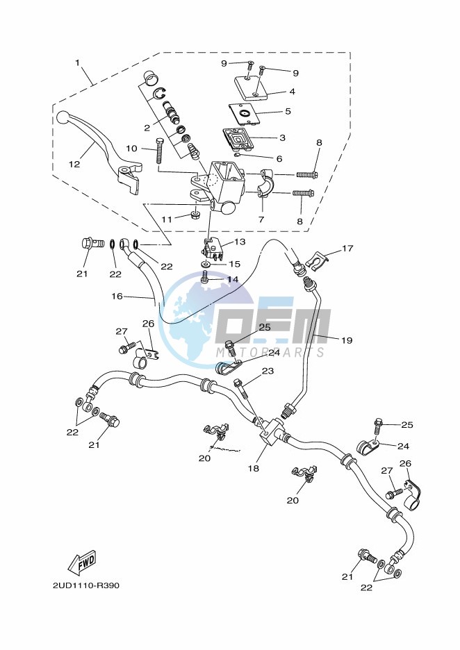 FRONT MASTER CYLINDER