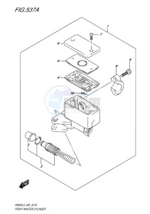 AN650 drawing FRONT MASTER CYLINDER