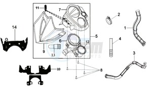 QUADLANDER 250 drawing DASHBOARD / SPEEDOMETER CABLE / WIRING HARNASS