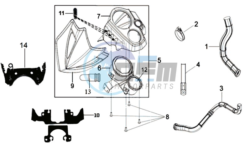 DASHBOARD / SPEEDOMETER CABLE / WIRING HARNASS