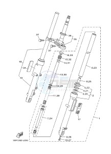 FZ8-S FZ8 FAZER 800 (4P2K 4P2L 4P2M) drawing FRONT FORK 2