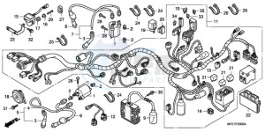 VT750C2F9 Australia - (U / KMH MME) drawing WIRE HARNESS