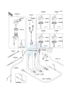 KLF 300 [BAYOU 300] (B15-B17) [BAYOU 300] drawing IGNITION SWITCH