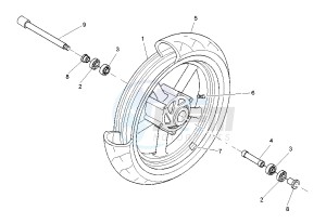 BT BULLDOG 1100 drawing FRONT WHEEL