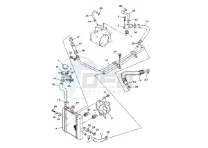 YP MAJESTY 250 drawing COOLING SYSTEM