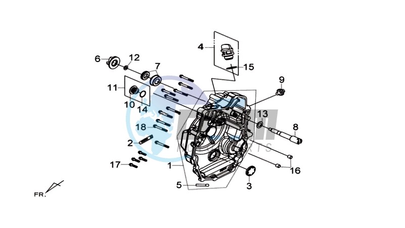 CRANKCASE RIGHT