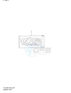 VL1500 (E2) drawing GASKET SET