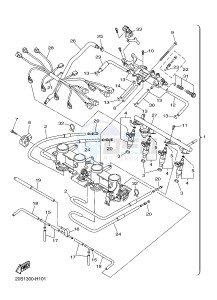 XJ6N 600 XJ6-N (NAKED) (B611 B612) drawing INTAKE 2