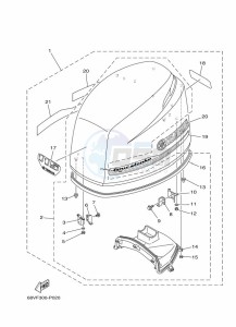 F115AETX drawing FAIRING-UPPER