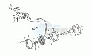 Sport Corsa 1100 drawing Generator - regulator