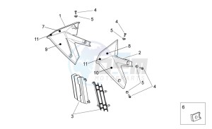 RXV-SXV 450-550 Enduro-Supermotard drawing Front body II