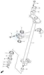 LT-F250 (E3-E28) drawing STEERING SHAFT (MODEL K4 K5 K6)