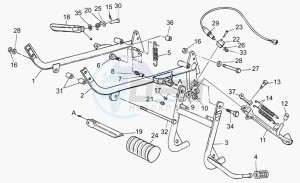 Nevada 750 Base - Club Base/Club drawing Cradle-foot rests-stands