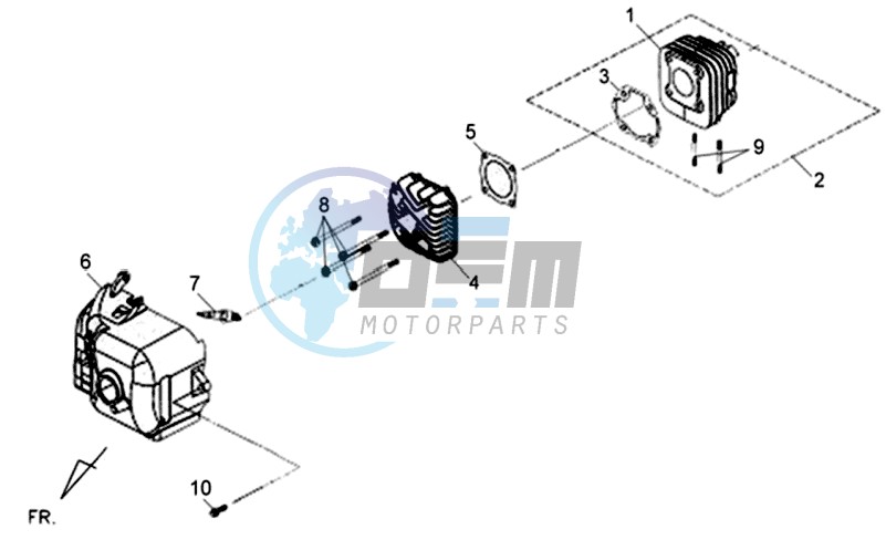 CYLINDER / CYLINDER HEAD /CYLINDER HEAD COVER