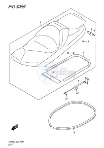 AN400 ABS BURGMAN EU-UK drawing SEAT