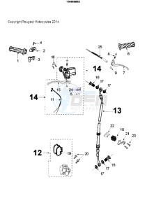 TWEET 50 VA drawing BRAKE SYSTEM