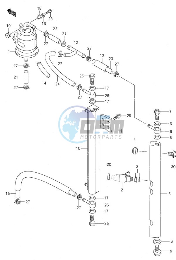 Fuel Injector (S/N 151861 & Older)