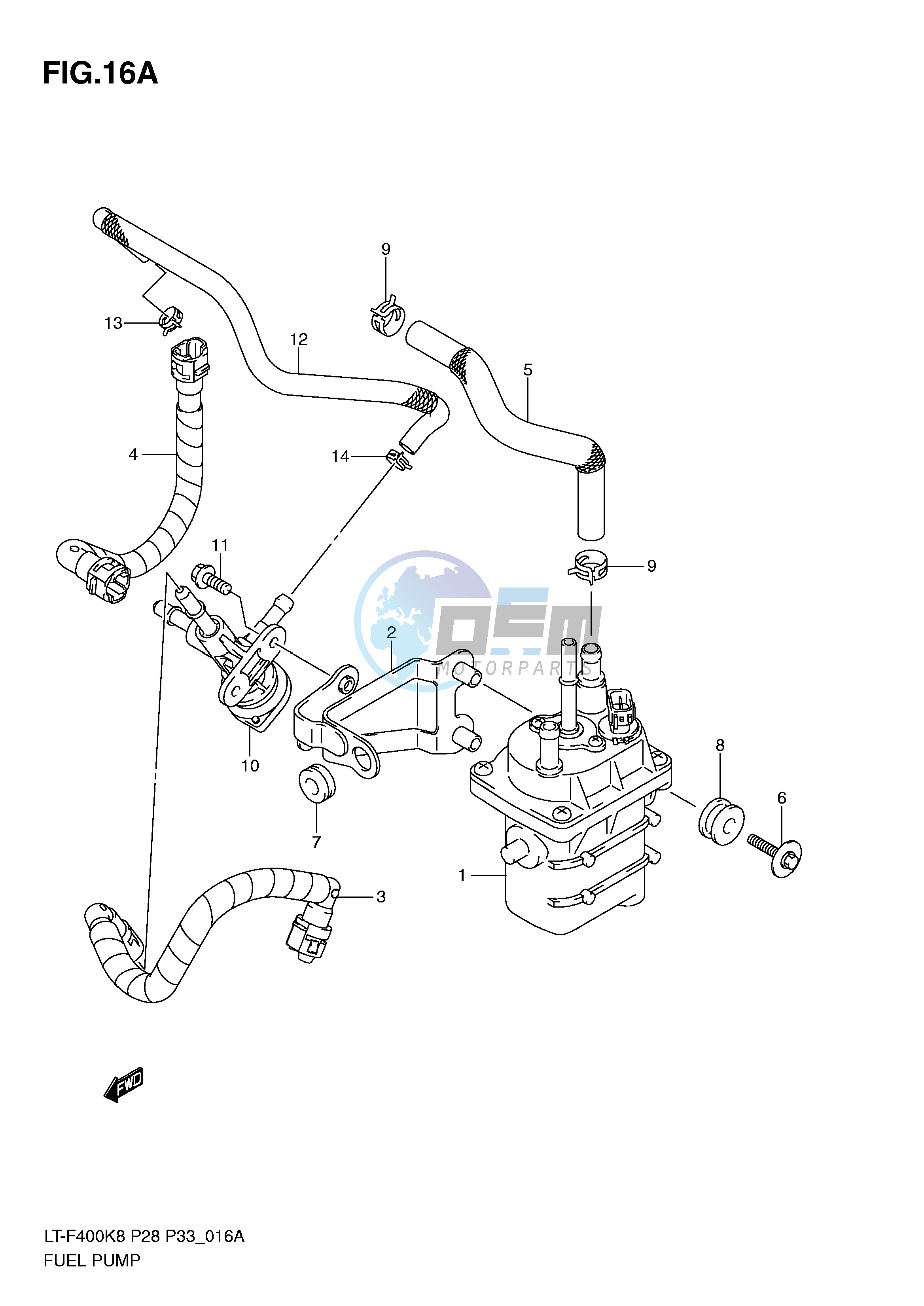 FUEL PUMP (MODEL L0)