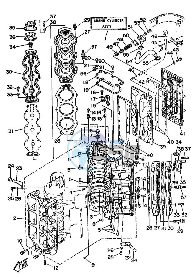 CYLINDER--CRANKCASE