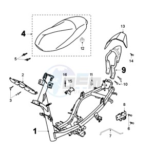 TKR 2 WRCA EU drawing FRAME AND SADDLE