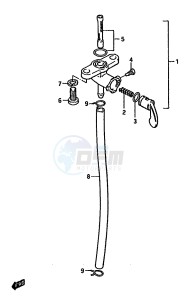 RM125 (G-H-J) drawing FUEL COCK