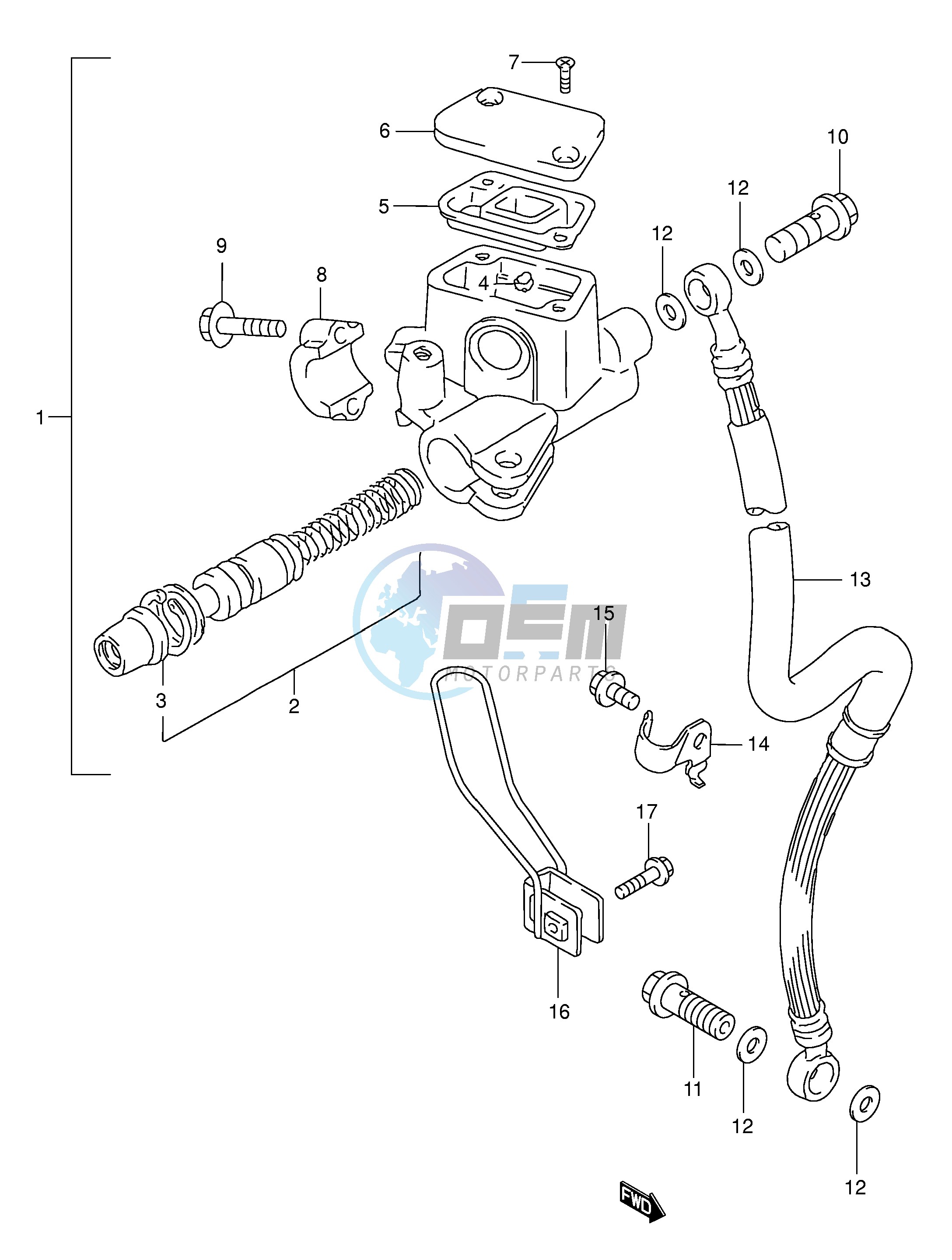 FRONT BRAKE HOSE