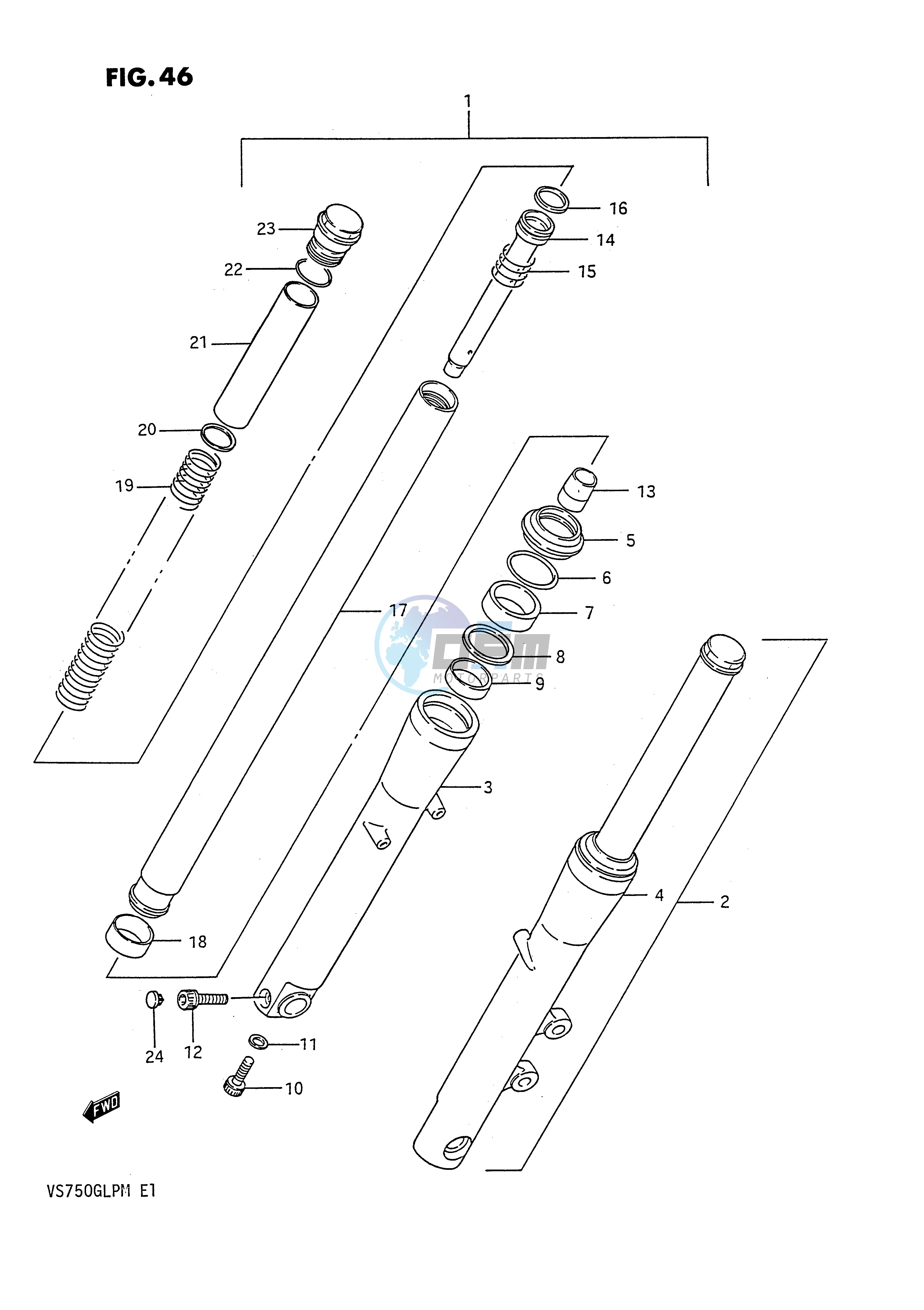 FRONT FORK (MODEL H)