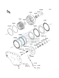 VN 2000 H [VULCAN 2000 CLASSIC] (8F-9F) H8F drawing CLUTCH