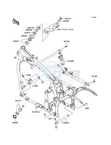 VN900 CLASSIC VN900BCFA GB XX (EU ME A(FRICA) drawing Frame