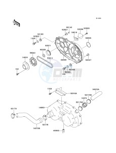 KAF 620 A [MULE 2510 4X4] (A1-A5) [MULE 2510 4X4] drawing CONVERTER COVER_DRIVE BELT